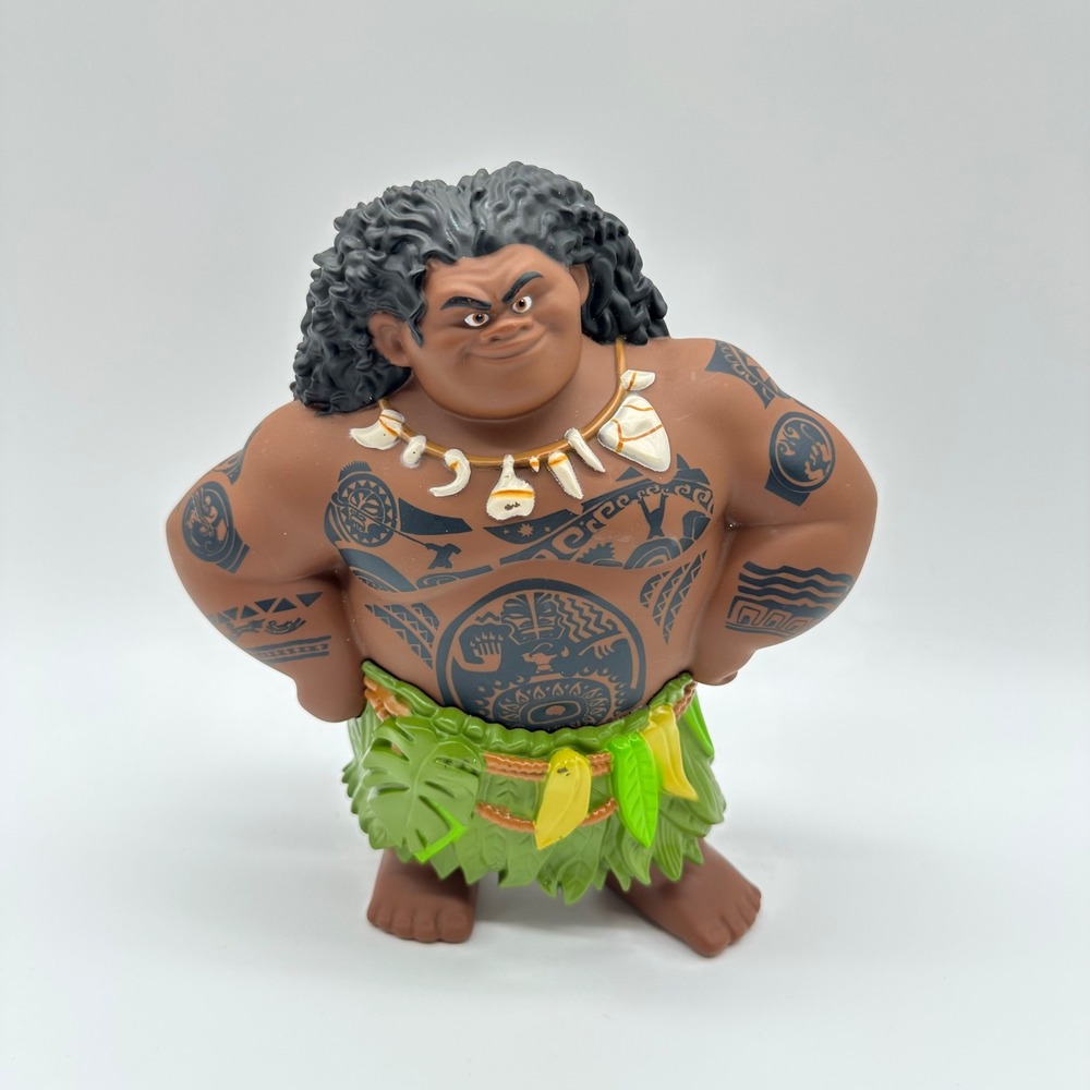 Disney Brand Moana Maui Doll 8 inch Vinyl\Plastic Figure Toy